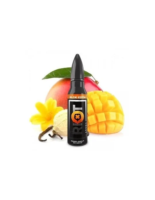 Riot Prefilled 60ml 20mg Nic Salt Mango Vanille Ice Cream 50/50 e-liquid