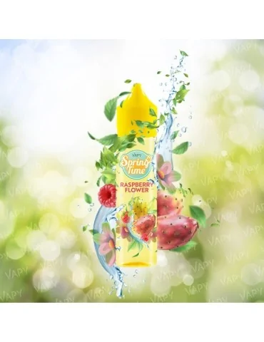 VAPY SPRING TIME Prefilled Raspberry Flower 60ml 6mg 50/50 E-liquid