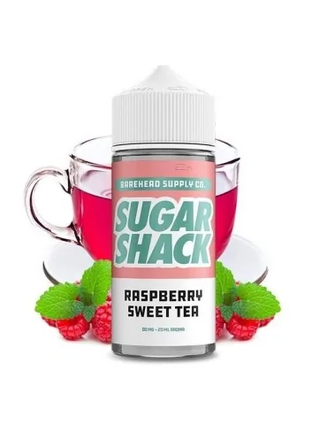 Barehead Raspberry Sweet Tea Prefilled 3mg 100ml 60/40 Sugar Shack e-liquid