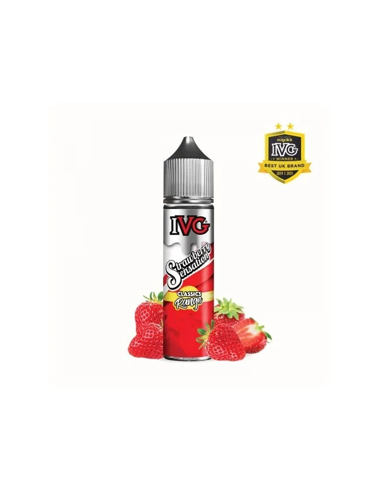 IVG Prefilled 60ml 20mg Nic Salt Strawberry Sensation 50/50 E-liquid