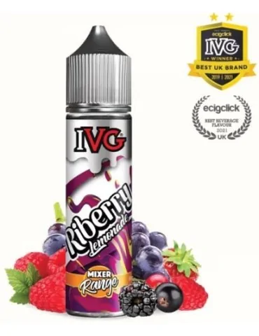 IVG Riberry Lemonade Nicotine Salt E-liquid - Refreshing Berry Lemonade Fusion!