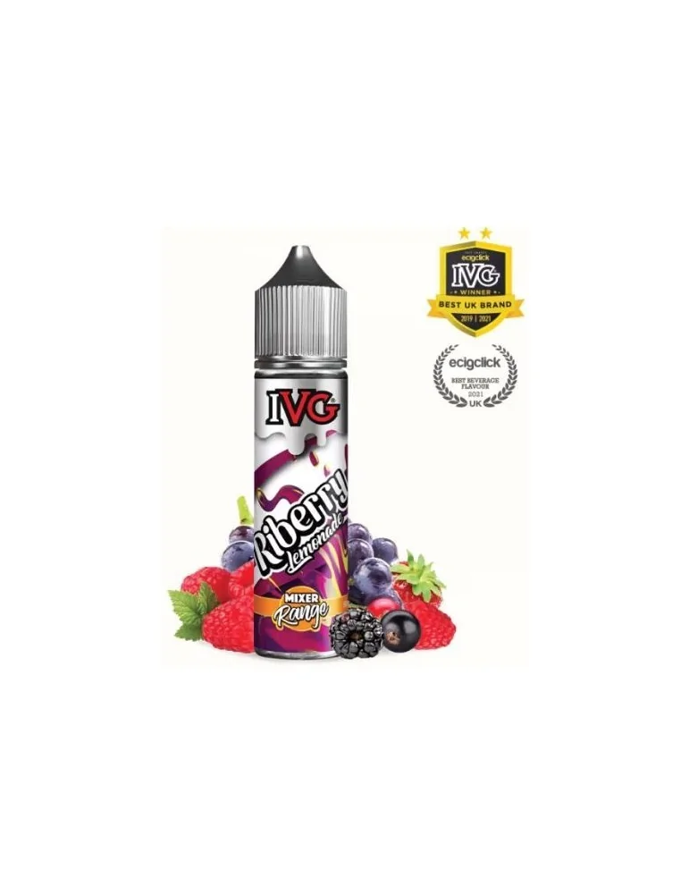 IVG Riberry Lemonade Nicotine Salt E-liquid - Refreshing Berry Lemonade Fusion!