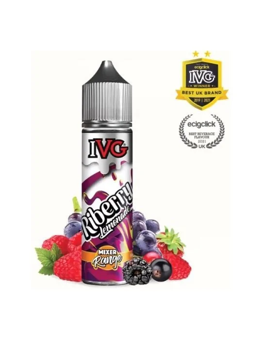 IVG Riberry Lemonade Nicotine Salt E-liquid - Refreshing Berry Lemonade Fusion!