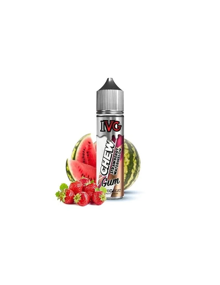 IVG Strawberry Watermelon Chew Nicotine Salt E-liquid - A Juicy Fusion of Strawberry and Watermelon Delight!