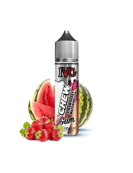 IVG Strawberry Watermelon Chew Nicotine Salt E-liquid - A Juicy Fusion of Strawberry and Watermelon Delight!