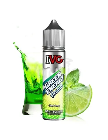 IVG Green Energy Nicotine Salt E-liquid - Energize Your Vape with Zesty Lime Lemonade!