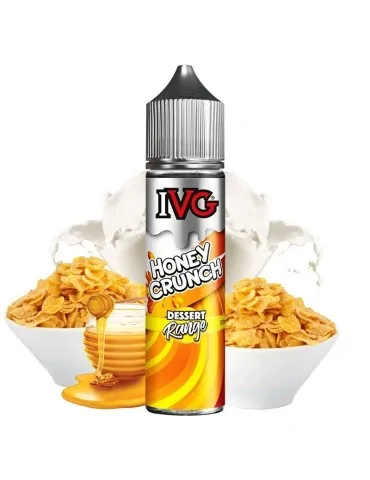 IVG Honey Crunch Nicotine Salt E-liquid - Irresistible Crunchy Honey Delight!