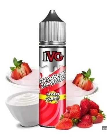 IVG Strawberry Jam Yogurt Nicotine Salt E-liquid - Creamy Delight with a Jammy Twist!